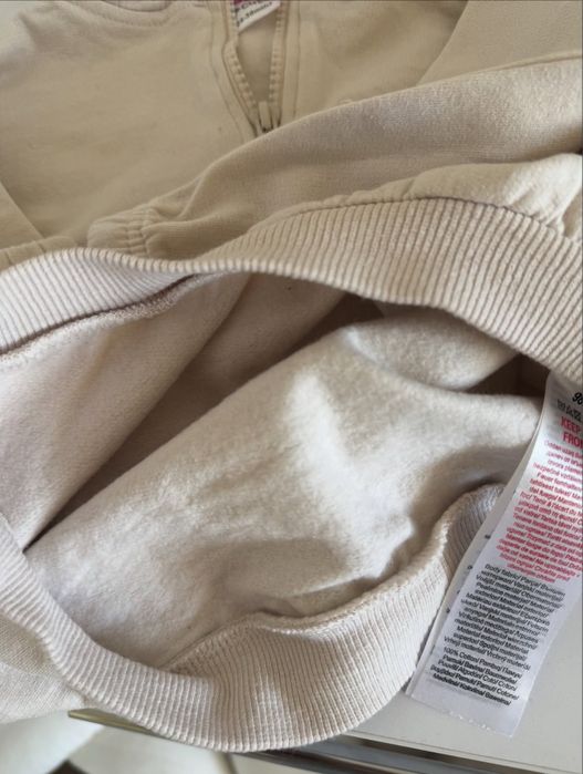 Бежевий костюм на флісі для дівчинки 2-3 років