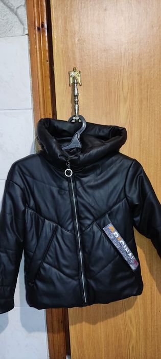 Куртка екошкіра для дівчинки