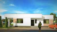 Nowy parterowy dom z ogrodem | 104 m2 | garaż | Kolonia Zawada/Dąbrowa