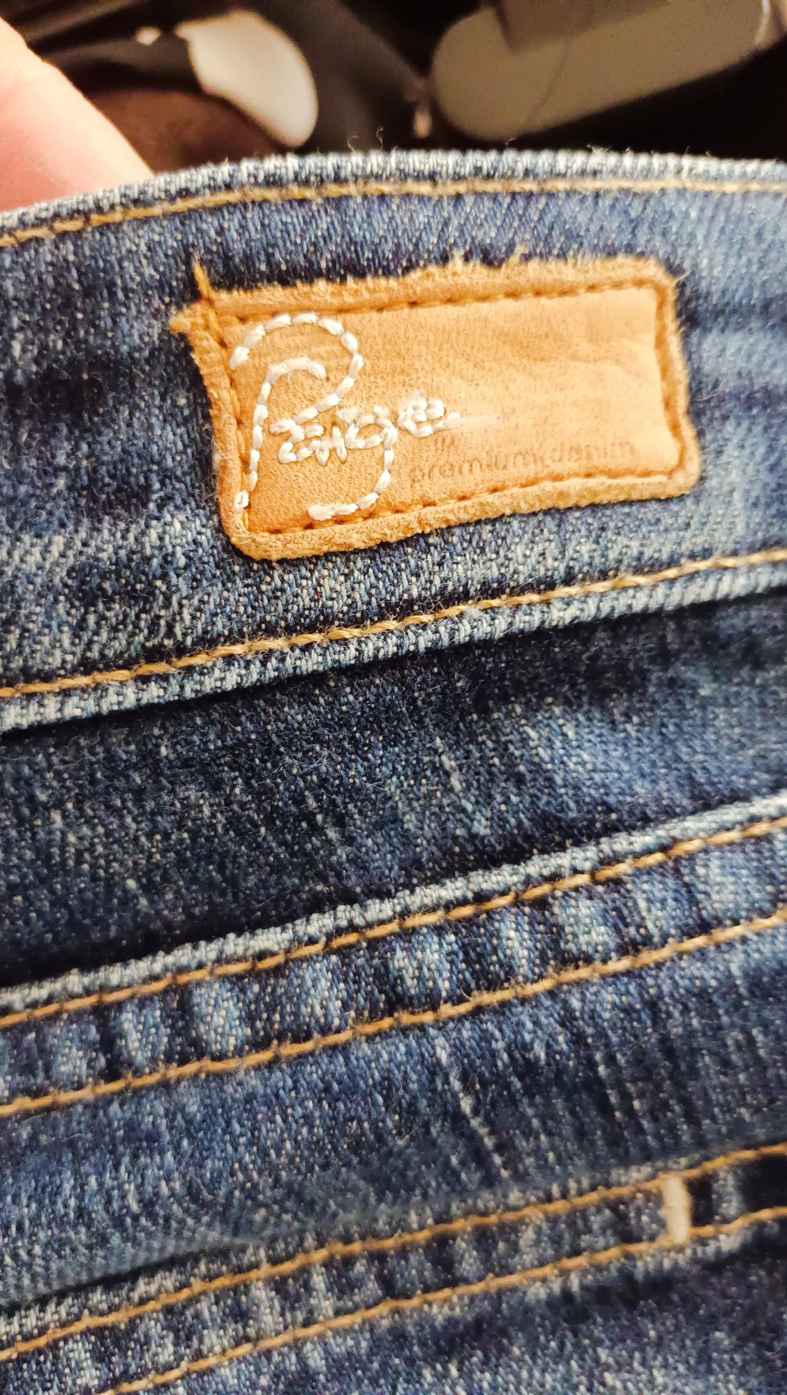Spodnie jeansowe Paige "dzwony"
