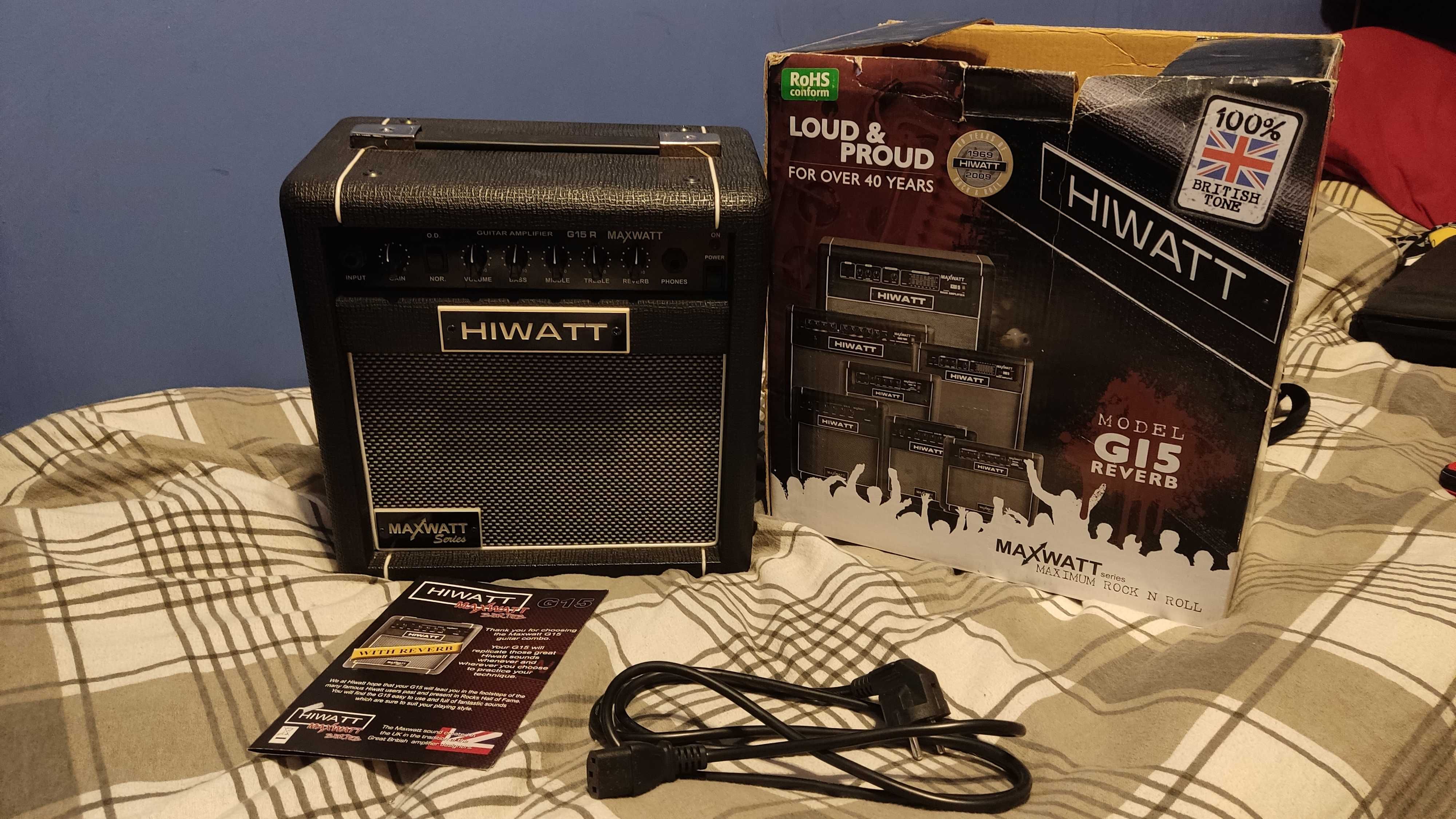 Wzmacniacz gitarowy HiWatt MaxWatt G15 Reverb 15W