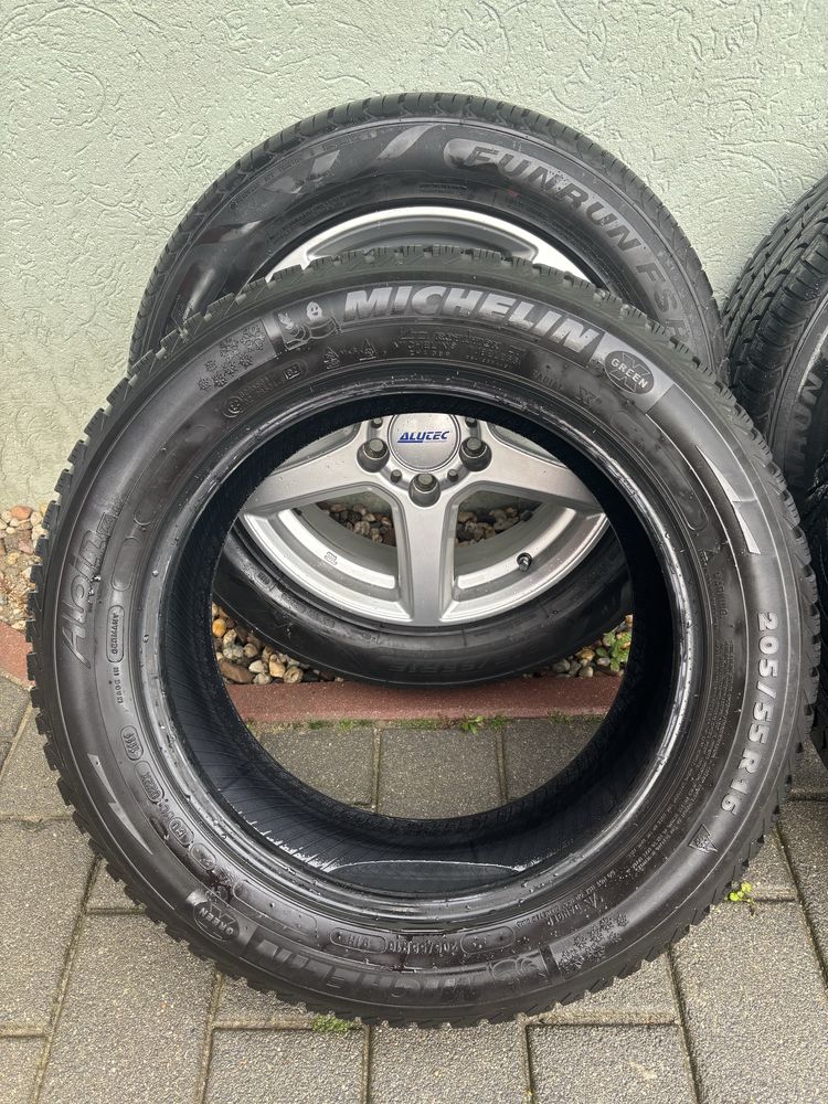 Sprzedam 2 Komplekta opon + Felgi 5x112