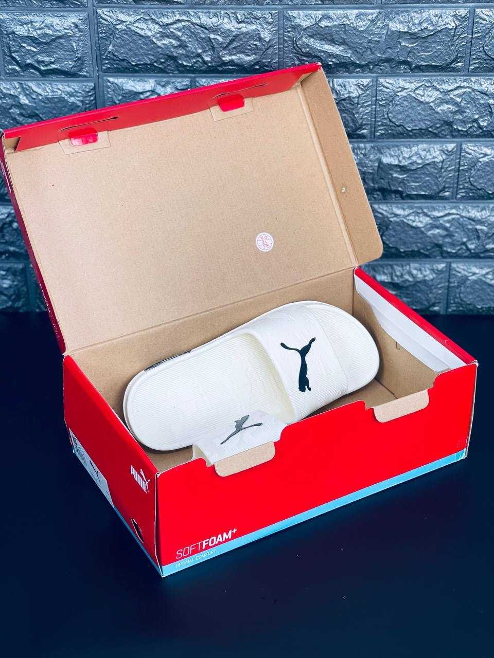 Шльопанці Puma Popcat 20 чоловічі 40-46! Тапочки для прогулок White