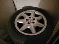 4 sztuki felg aluminiowych Mercedes 16 cali 5x112  plus opony 215/55
