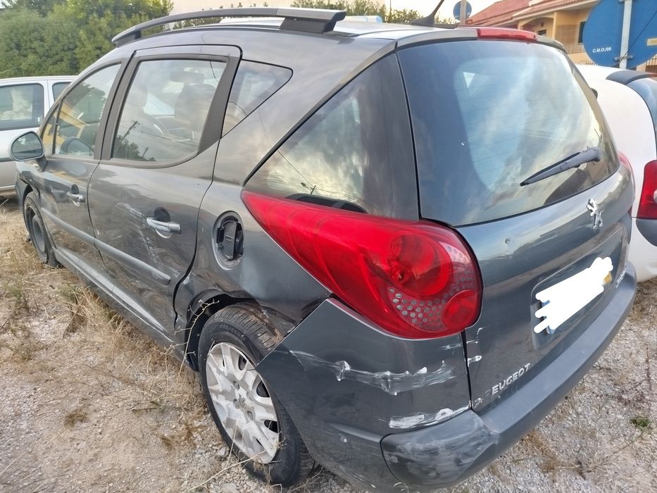 Peugeot 207 Sw 1.4i 2008 Sem motor/Acidentado/Com documentos