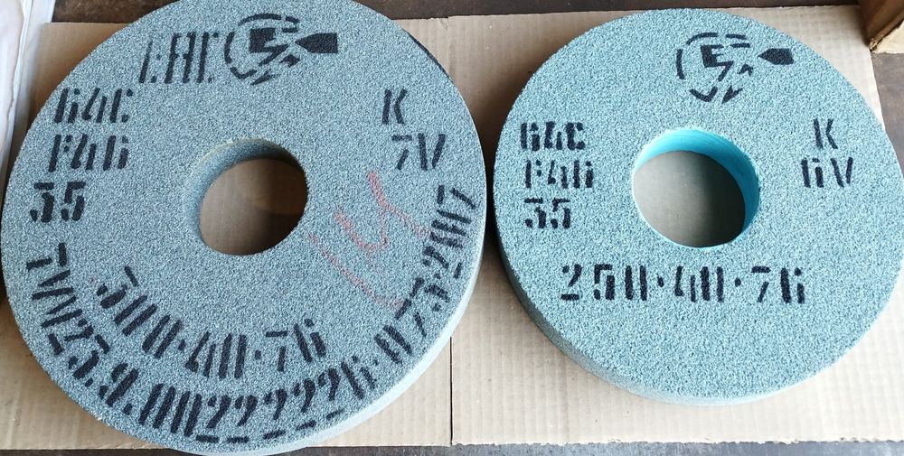 Круги абразивні шліфувальні 64С(зелені)125 - 400 мм. Тарілки 150мм.