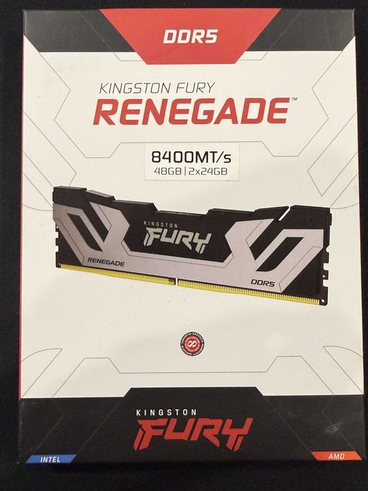 Kingston Fury 48GB (2x24GB) DDR5-8400 CL40 CUDIMM XMP KF584CU40RSK2-48