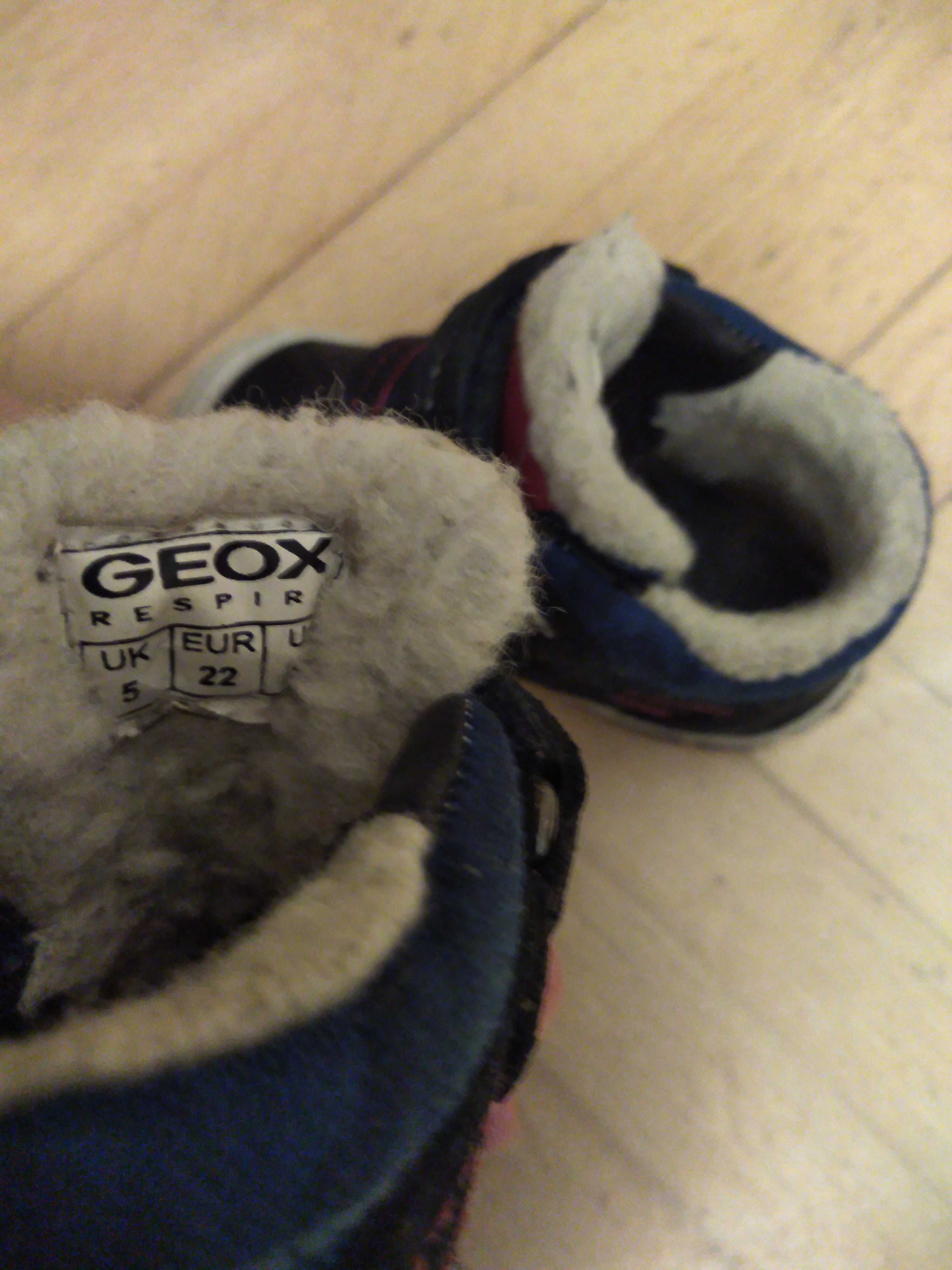 buty zimowe geox oraz śniegowce geox rozmiar 22