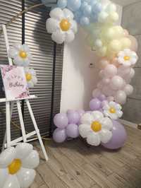 Dekoracje/ścianki balonowe Komunia/Chrzciny/urodziny