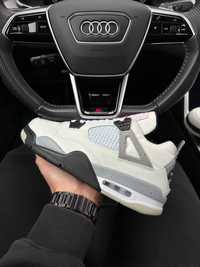 Мужские кроссовки Nike Air Jordan 4 Retro M White Cement [41-45]