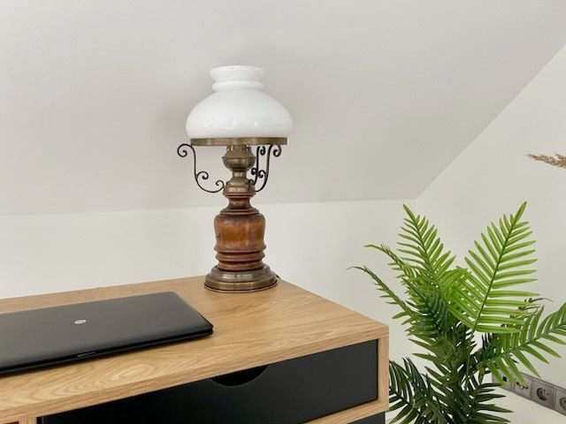 Lampa stojąca, na biurkowa