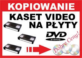 Kasety Vhs DV na DVD USB przegrywanie dojazd Filmowanie Wesel Foto