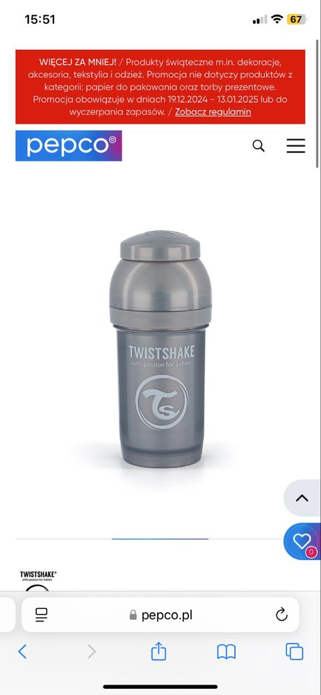 Nowy Twistshake zestaw do karmienia 6 elementów