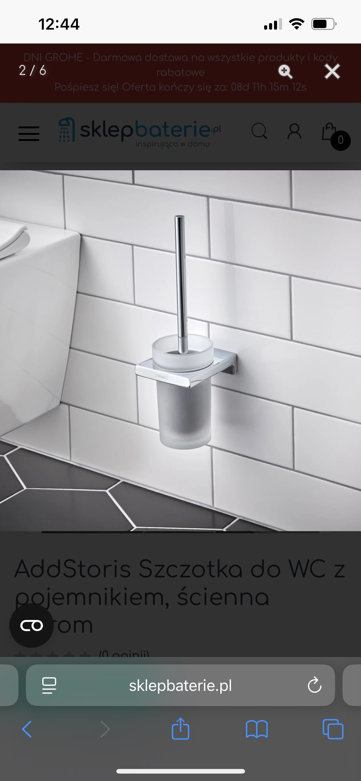 Szczotka WC hansgrohe