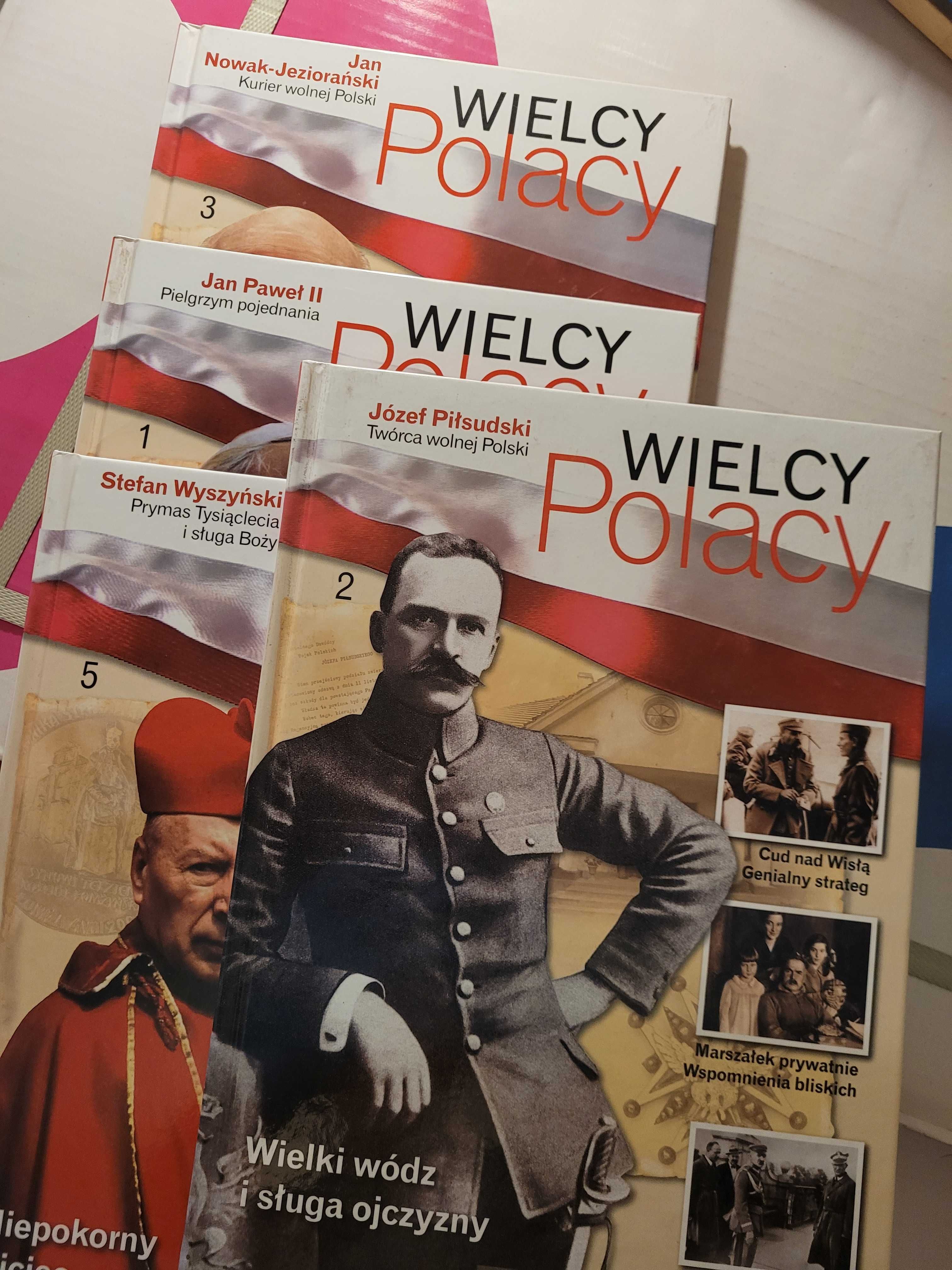 Wielcy Polacy zeszyt 1,2, 3, 5.