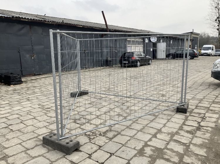 Ogrodzenie tymczasowe budowlane, przęsło ażurowe 3.5x2m