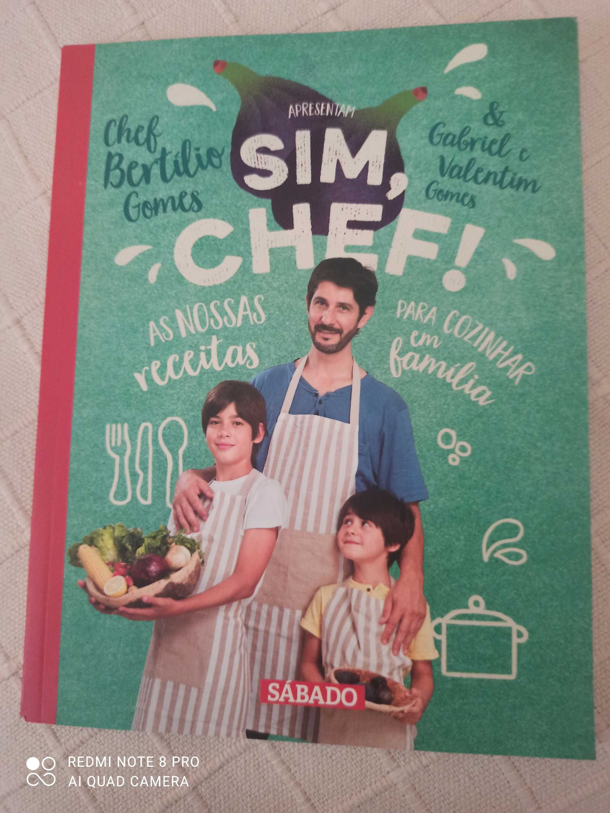 Livro receitas sim chef