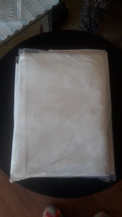 Nowa poszwa biała 2 szt. Prl 200x126 cm i 2 poszewki 80x70 cm komplet