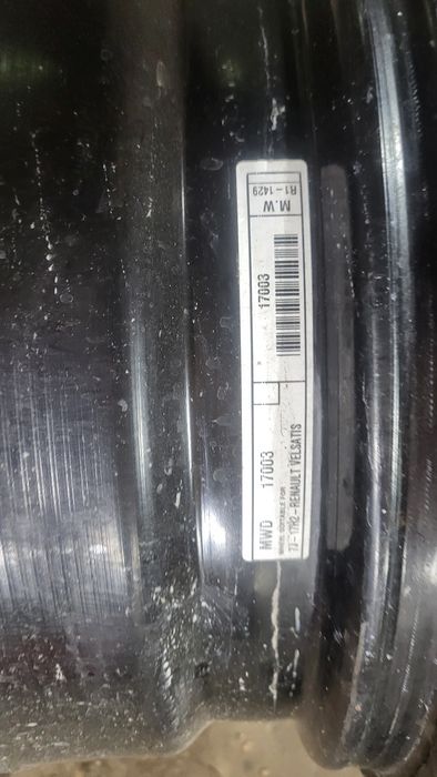 Felgi stalowe 17" 5x108 7J et50 renault Espace Velsatis