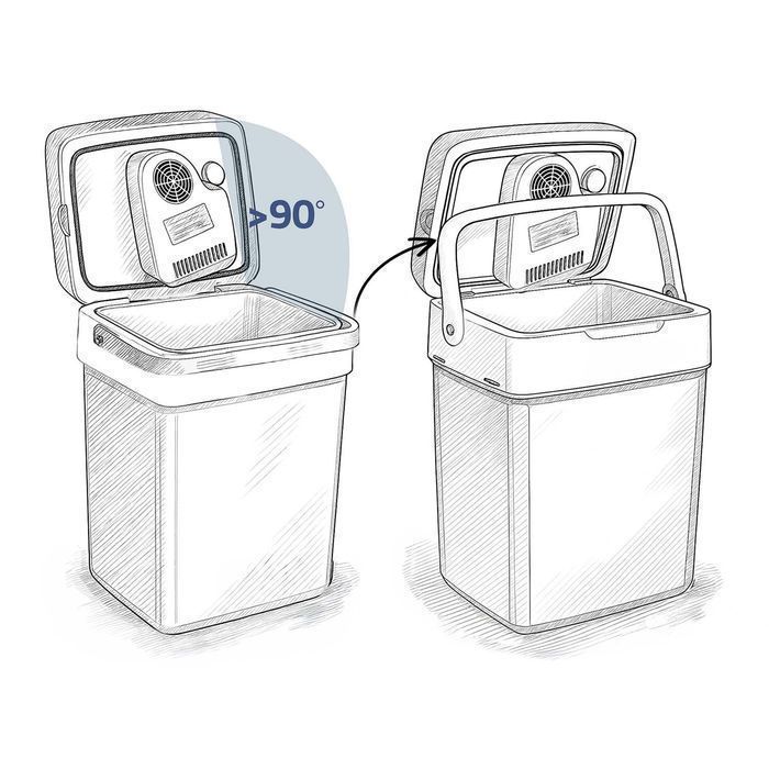 Lodówka turystyczna samochodowa 12V/230V USB FUNKCJA GRZANIA 26L