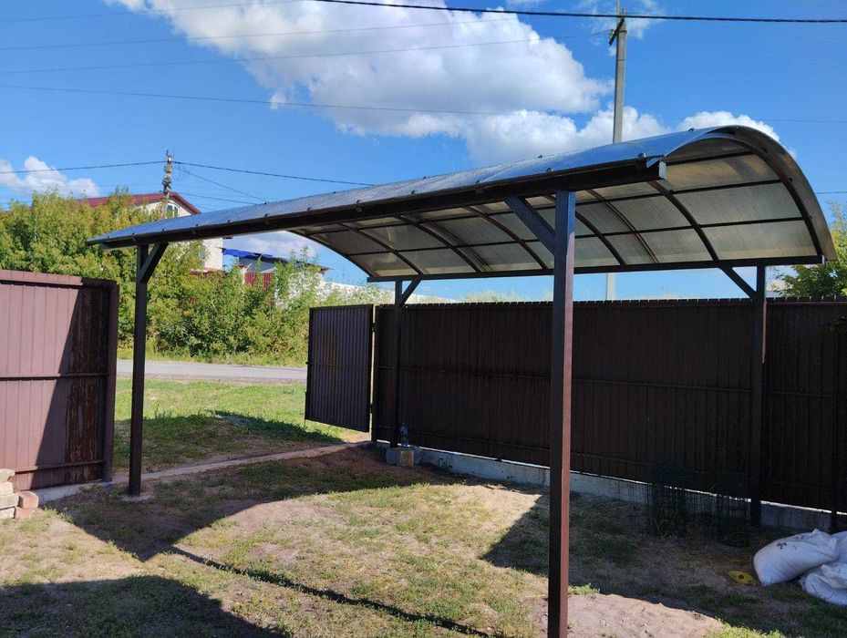 Сварочные РАБОТЫ ДНЕПР Навес АВТОНАВЕС /Терраса /Ангар/ЗАБОР /Лестница