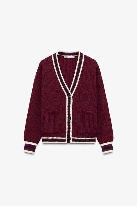 Трикотажний кардиган від бренду zara