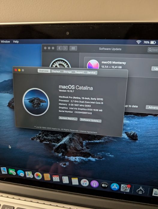 Ноутбук Apple MacBook Pro 13 2015 i5 8/128gb Retina 174 цикли ідеал