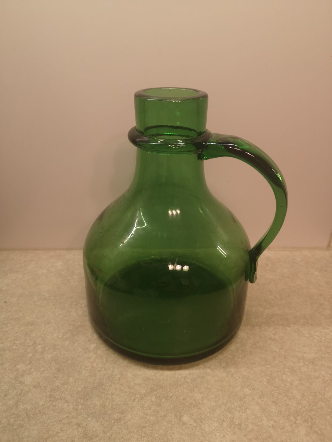 Stary wazon butelka zielona jedyna taka