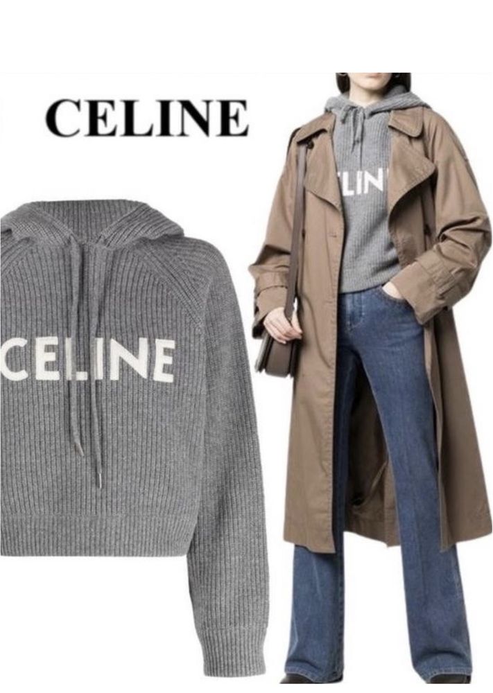 Худи CELINE,шерсть,оригинал