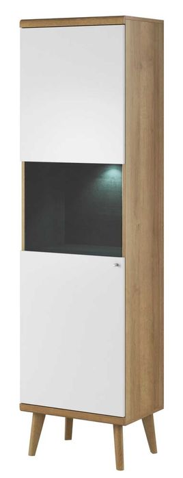 Zestaw mebli do pokoju dziennego , dwie  komody , witryna , regał.