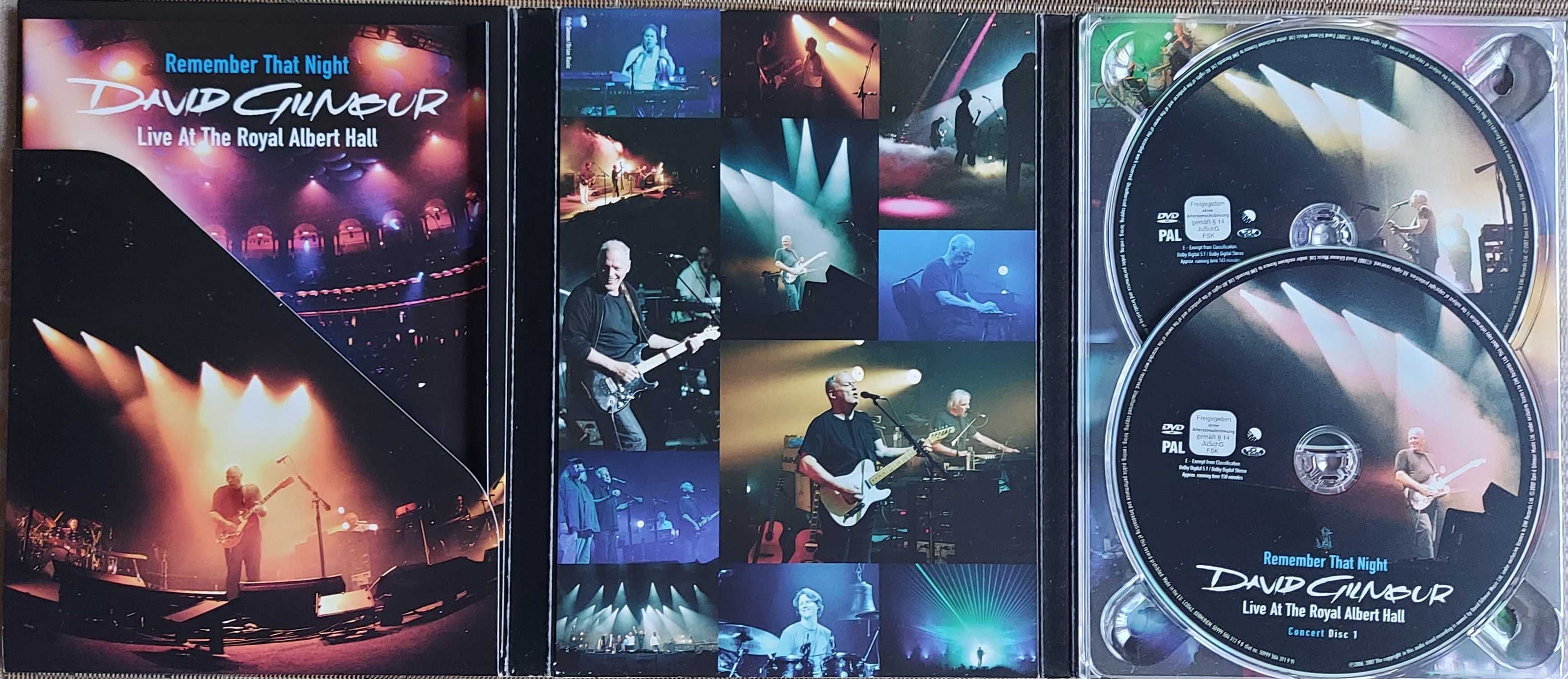 David Gilmour Live At Royal Albert Hall Special Edition koncert 2 DVD