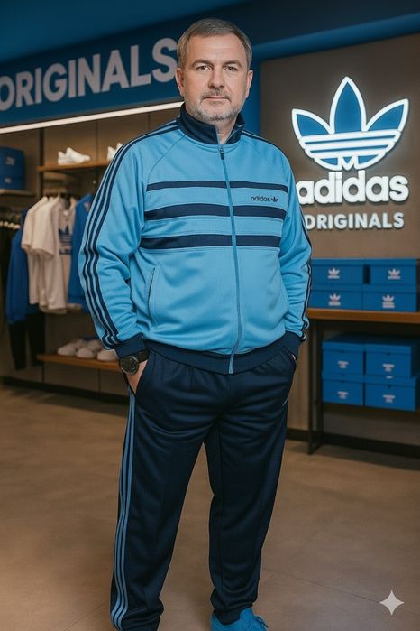 Спортивный костюм Adidas 80-х ,эластик (производство Австрия)
