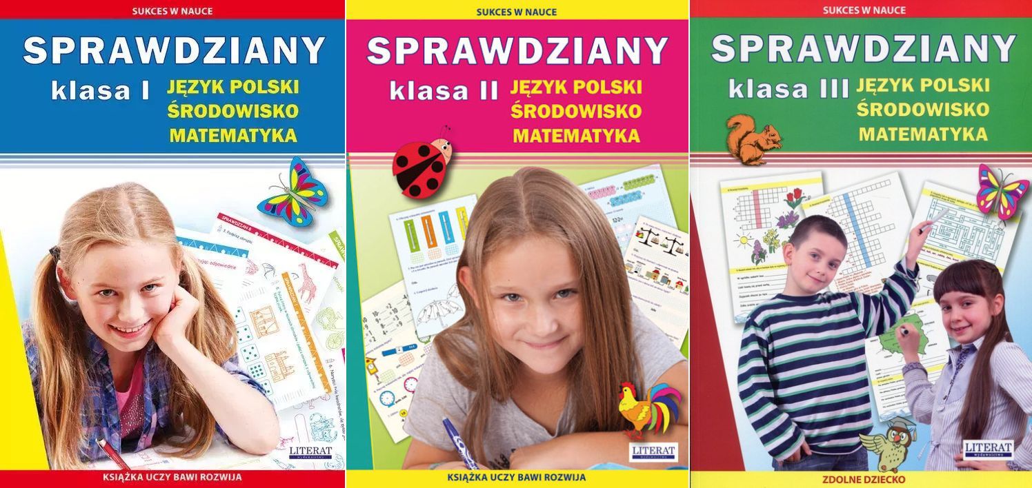 Sprawdziany Język Polski Środowisko Matematyka Klasy 1-3 Zestaw