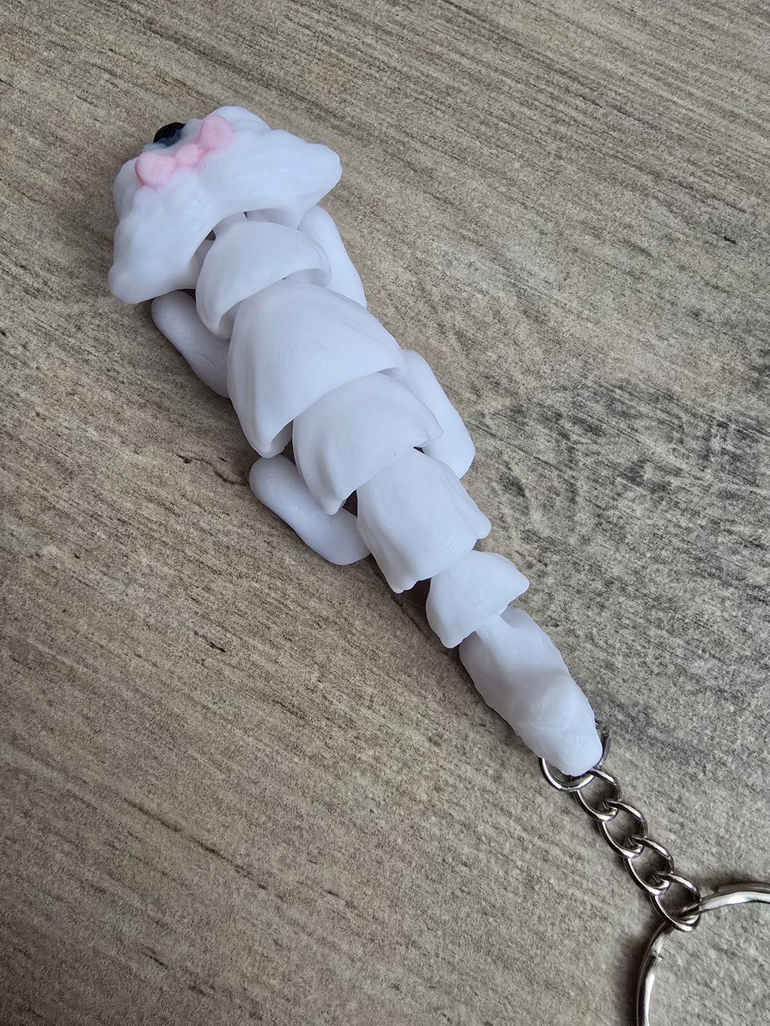 Breloczek Maltańczyk 3d - Seria Psów Dog Brelok Druk3d fidget Keychain