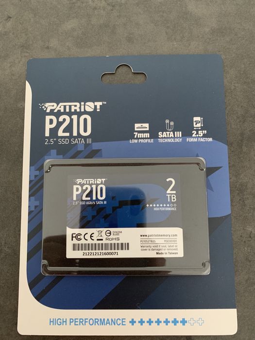 Dysk SSD Patriot P210 2Tb