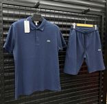 Стильный комплект на лето LACOSTE (s-xxl) Новый костюм мужской лакоста