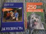 Książki o psach ,,250 ras psów,,Jak wychować psa,,