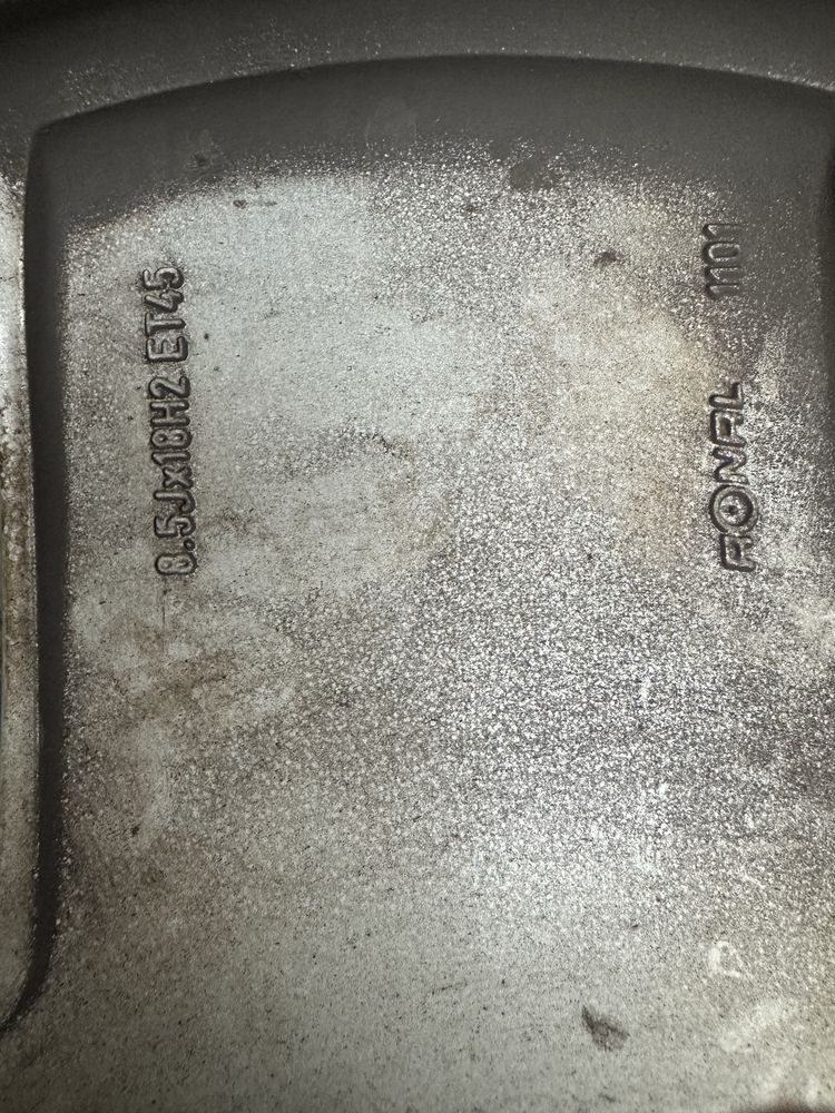 Komplet felg audi A6 A8 255/45/18 orginał