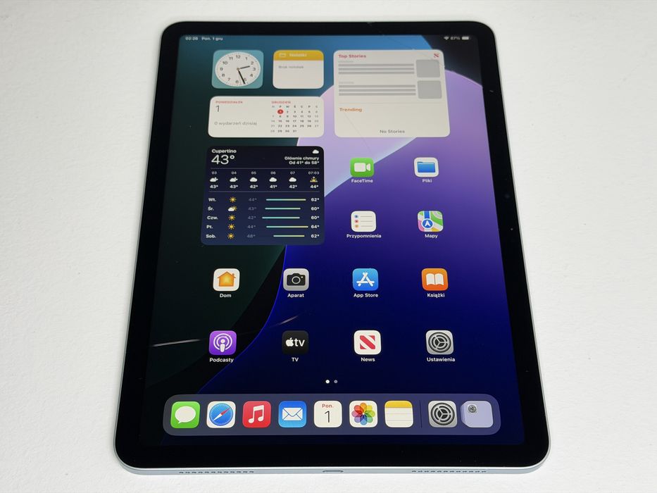 iPad Air 6 (A2902) - Apple M2 - 128GB - pęknięty - faktura VAT 23%