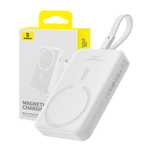 Powerbank Magnetyczny Baseus 10000Mah 30W Magsafe Do Iphone Biały