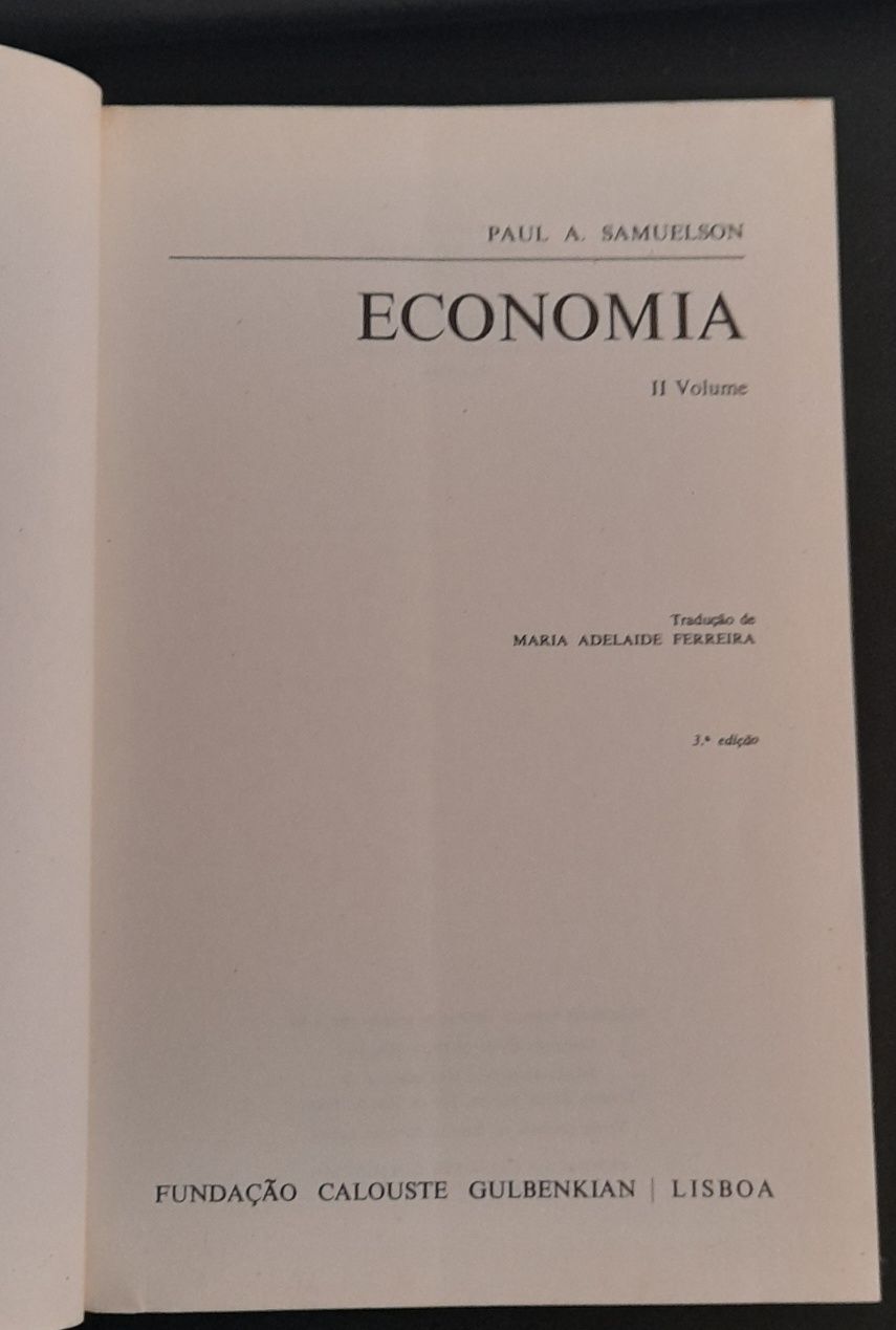 Economia Paul A. Samuelson Volume l e ll