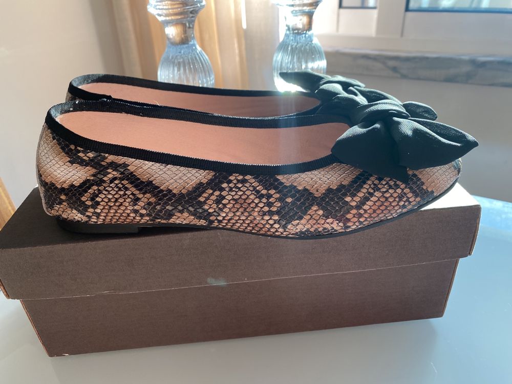 Sabrinas By Peppas, em pele, snake print 39-40