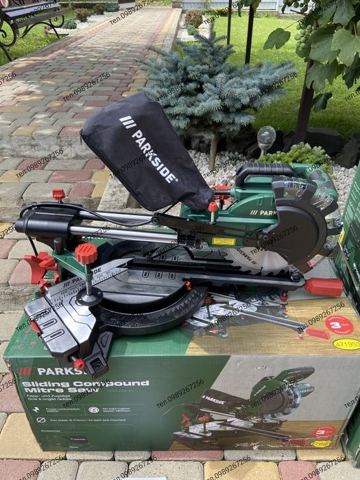 Торцювальна пила, торцовка для дерева та пластику Parkside Німеччина