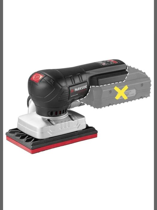 Lixadora orbital 20V parkside performance