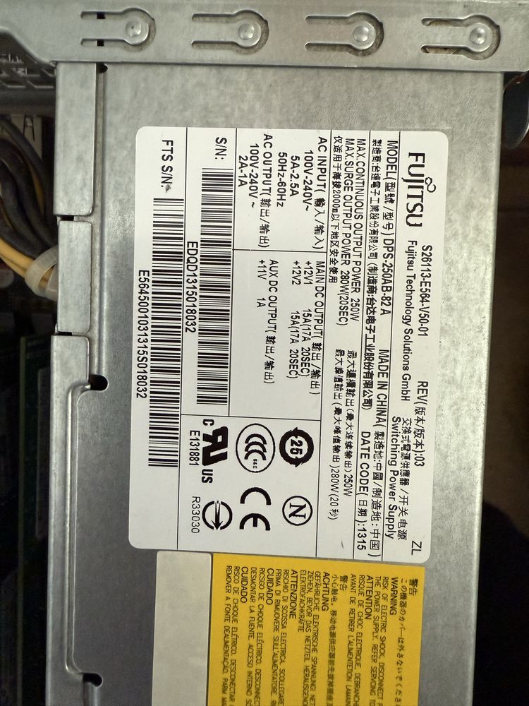 Комп’ютер FUJITSU Esprimo E910 Intel Core i5 8GB DDR3 250GB SSD