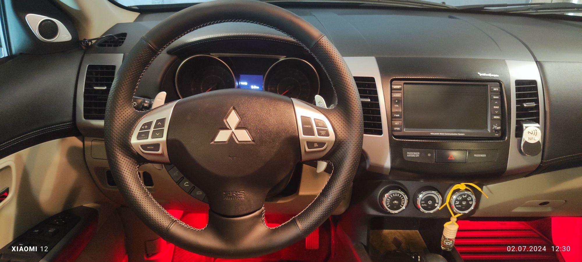 Комплект для перетяжки руля Outlander xl Lancer X ASX