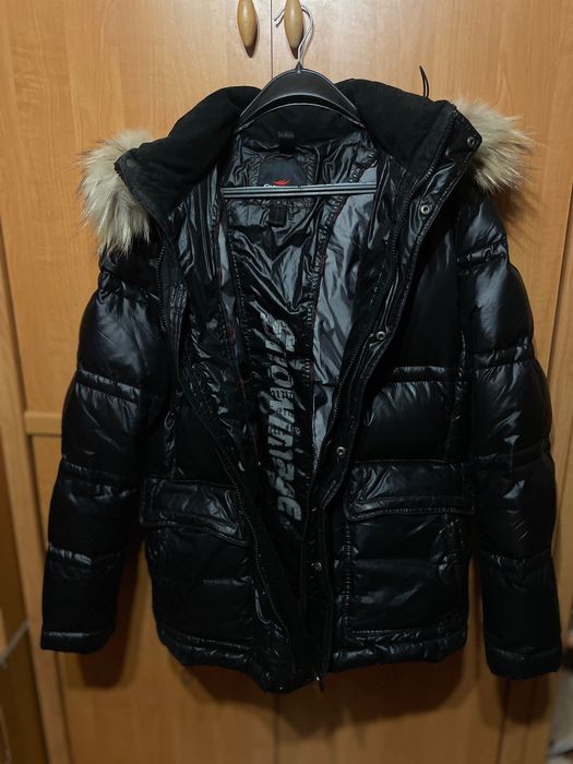 Пуховик ( зимняя куртка мужская ) размер S .