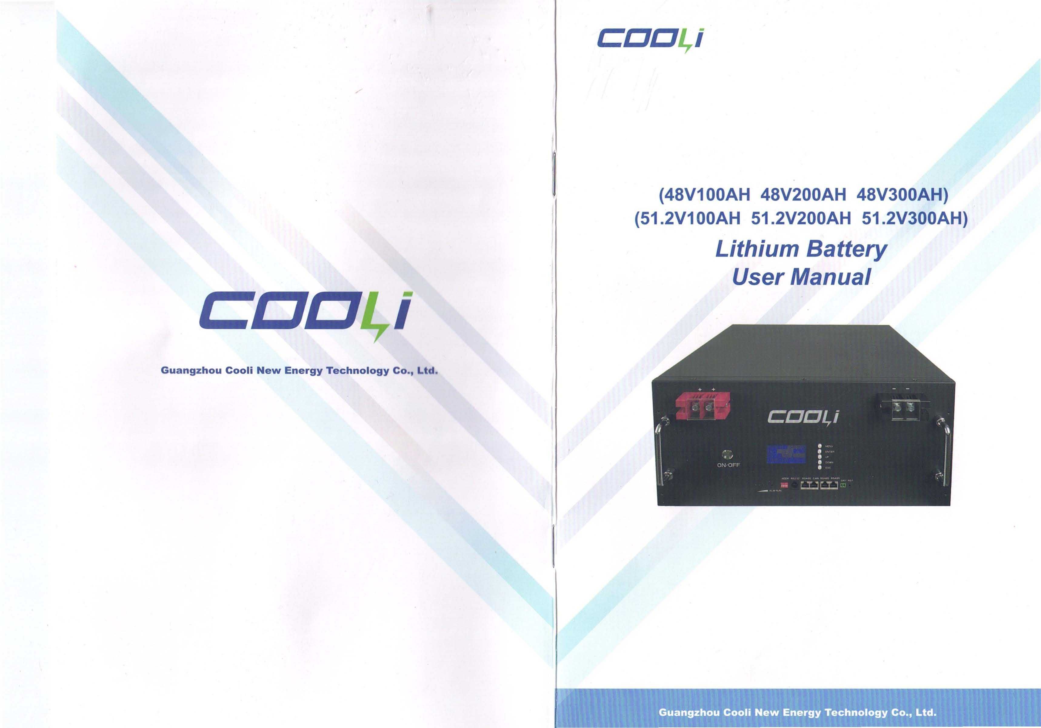 Cooli Magazyn Bank energii 51.2V100Ah Lifepo4