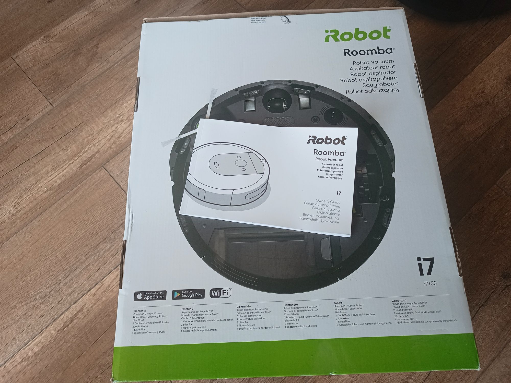 Odkurzacz bezprzewodowy Roomba i7 prawie nowy