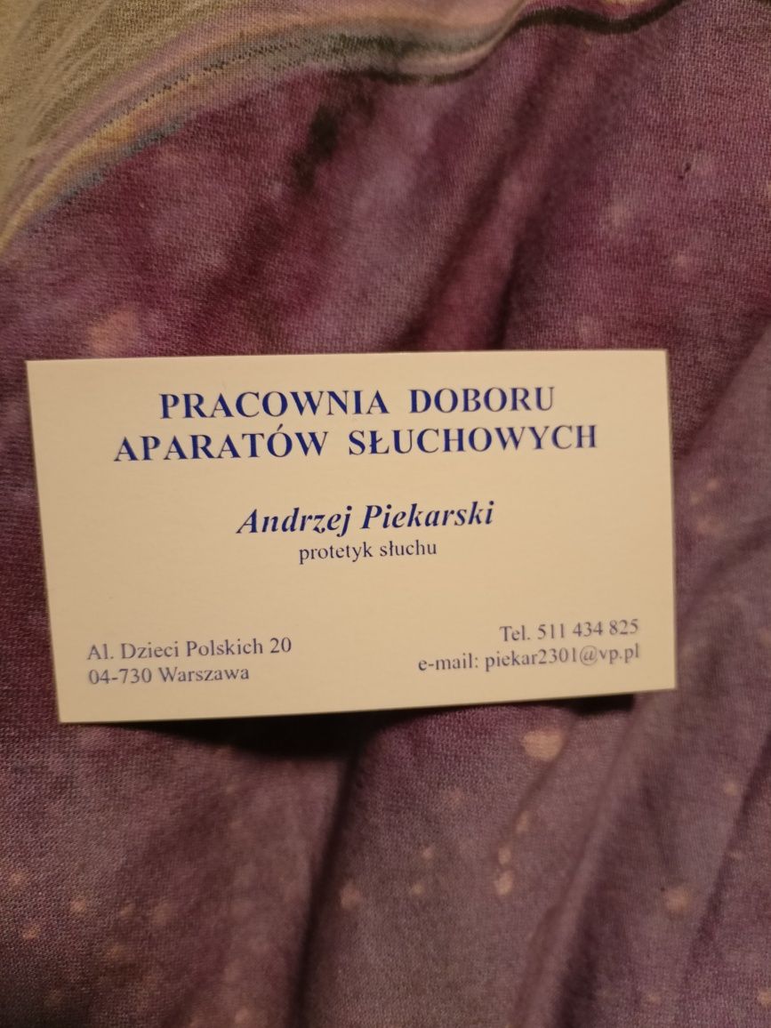 Aparaty słuchowe (system FM nadajnik z odbiornikami)